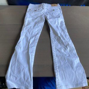 White True Religion Jeans Size 14